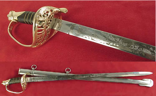 Replica of U.S. Artillery Sword